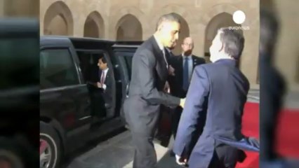 Obama arrives in Jordan for final leg of Mid-East trip