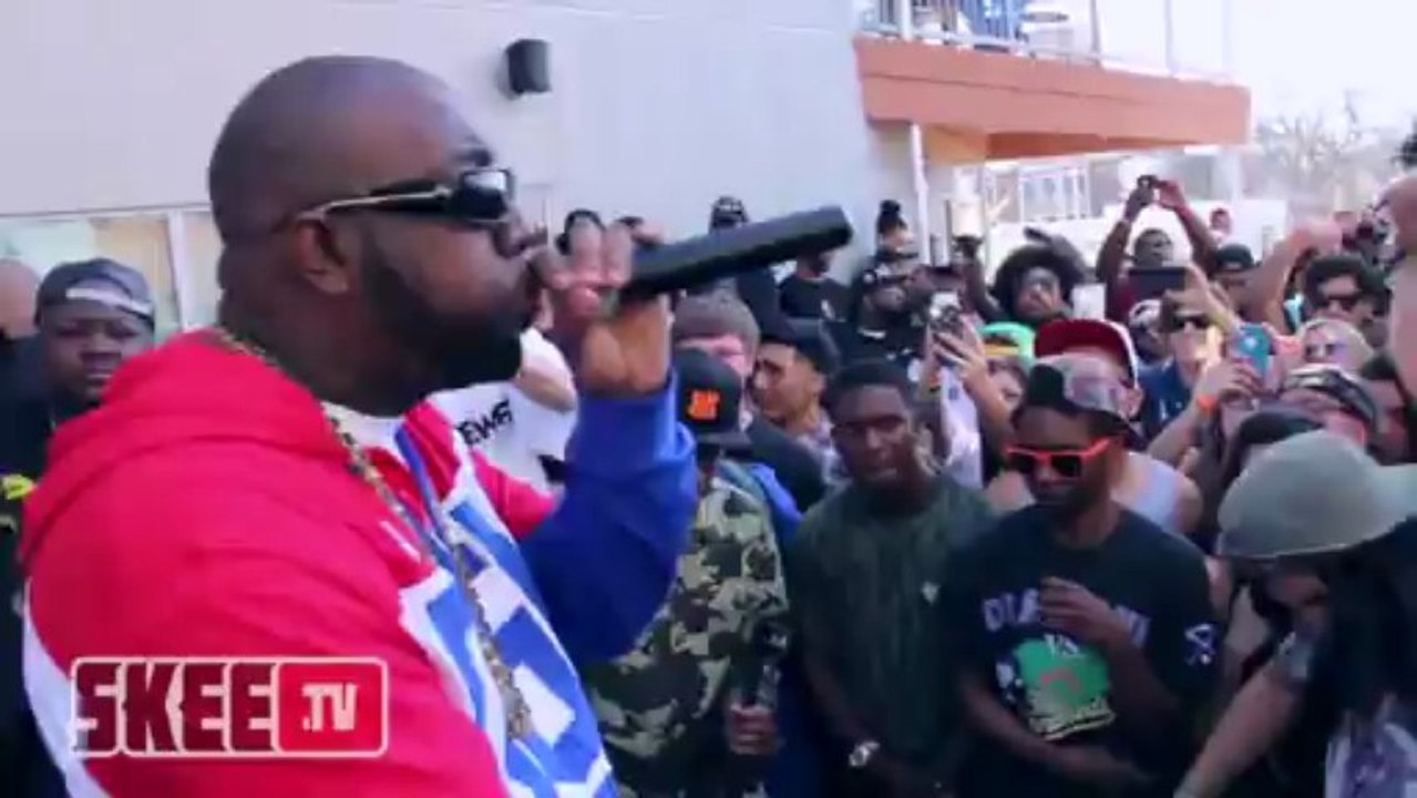 Problem & Trae Tha Truth "Yeah Hoe" Live @ SXSW "Nice Kicks" Pool Party, Austin, TX, 03-14-2013 Pt.1
