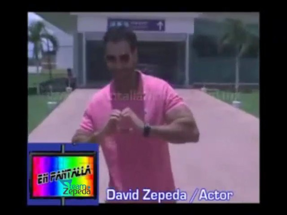 David Zepeda @davidzepeda1 llegando a Villahermosa