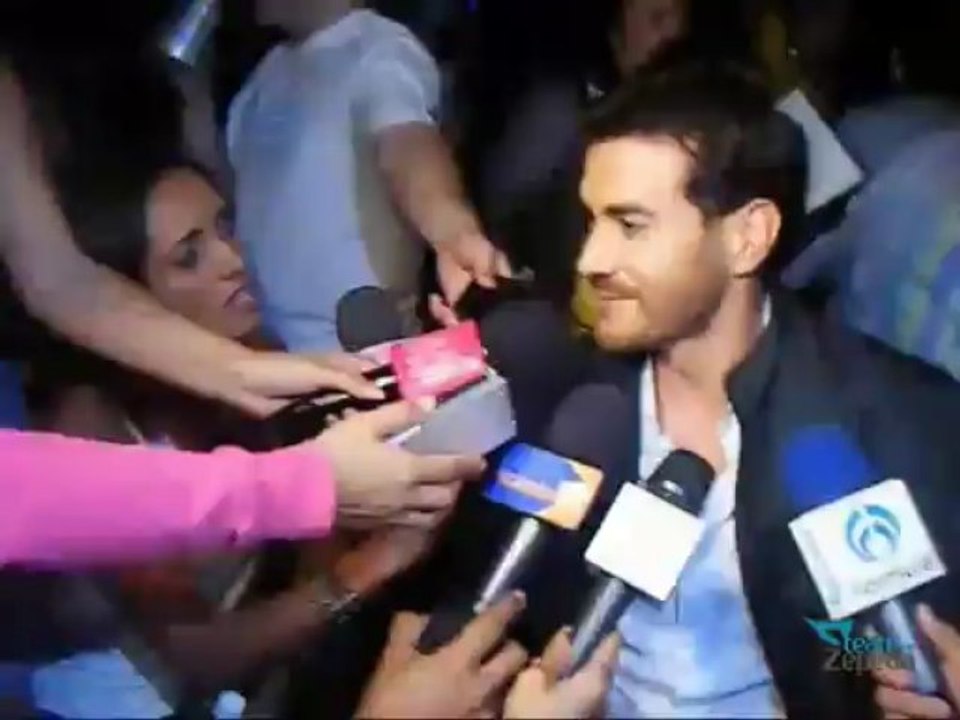 David Zepeda @davidzepeda1 en evento para los afectados del terremoto en Mexicali