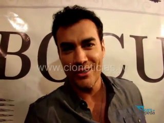 David Zepeda @davidzepeda1 entrevista en la inauguración de Mexsi Bocu