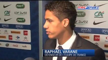 France - Géorgie / Varane: "J'étais ému avant et pendant le match" - 22/03