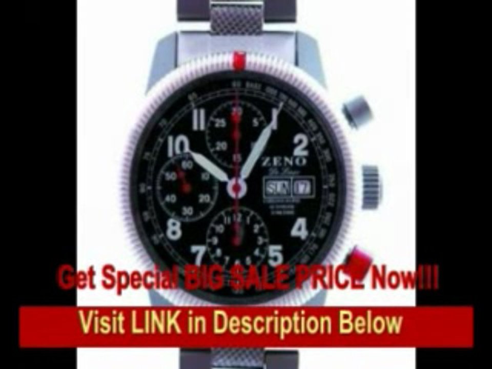 [BEST BUY] Zeno Army Divers De Luxe Tri-Compax Chronograph Ref. 6559 A-SV-MT