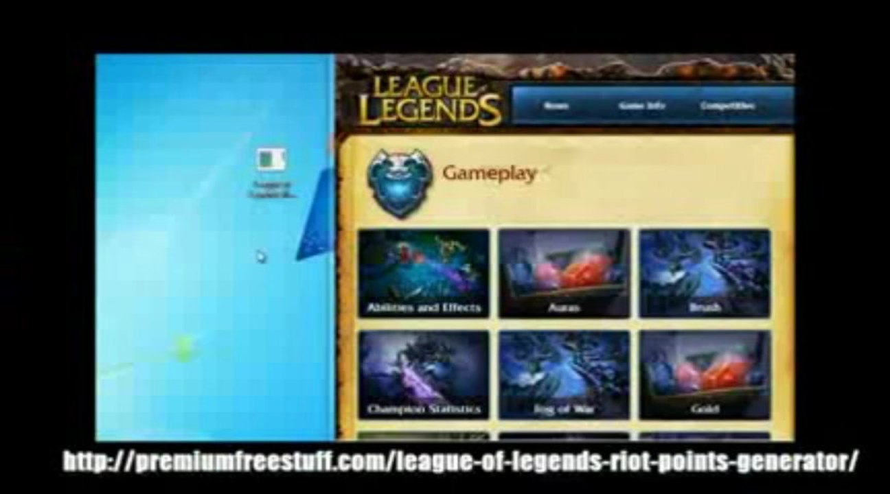 Pirater League of Legends RP Code Generator [Hack] [téléchargement] March 2013