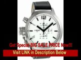 [BEST BUY] U-Boat Chrono Special White Dial Black Leather Mens Watch 305