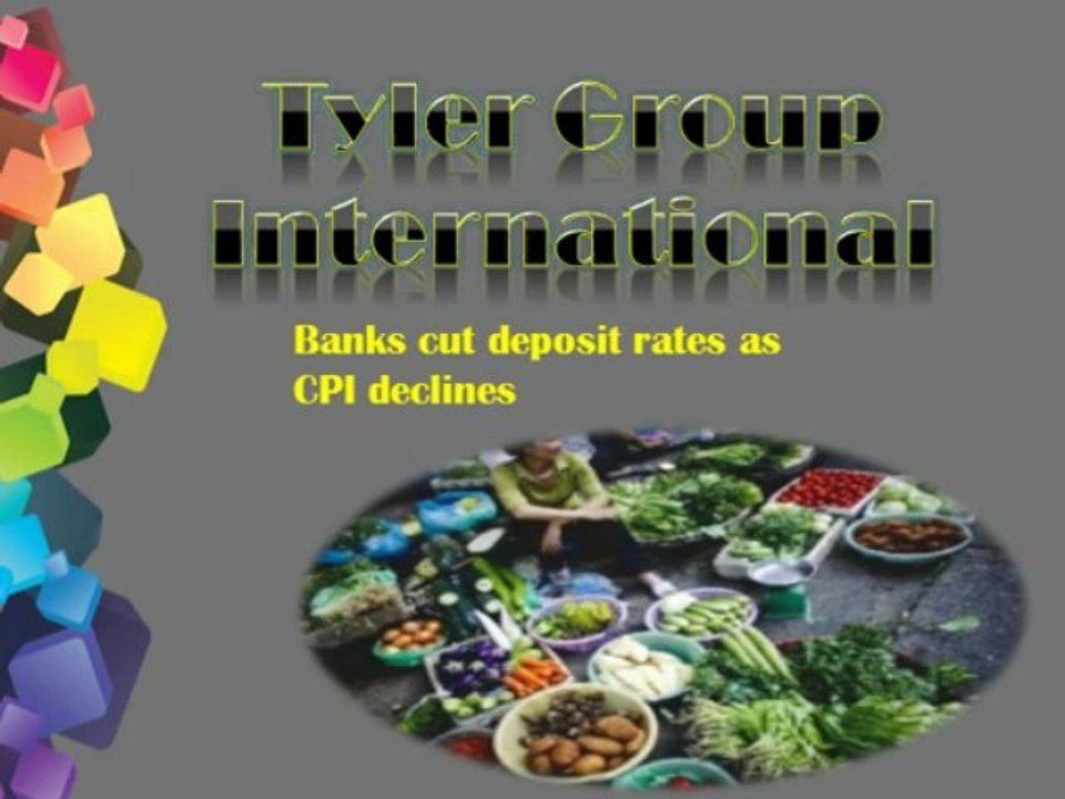 Banks cut deposit rates as CPI declines