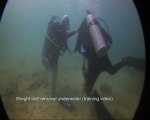 Weight belt removal underwater (training video)