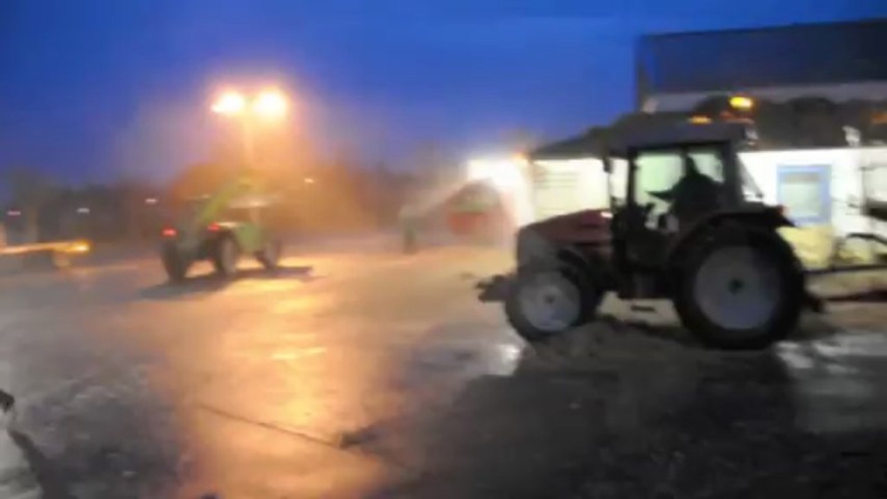 Val de Sambre : Spectaculaire opération coup de poing des agriculteurs auprès des enseignes hard-discount