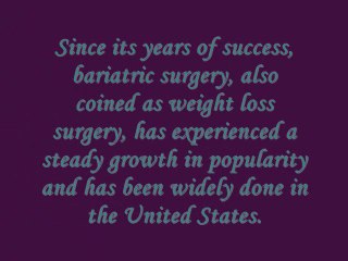 Stop Overeating With Bariatric Surgery