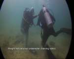Weight belt removal underwater (training video)