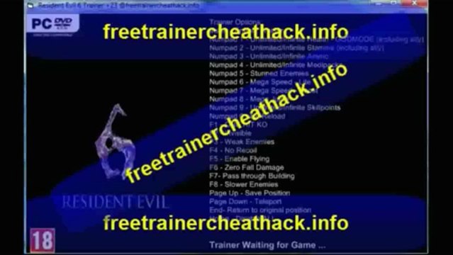 Resident Evil 6 Trainer +90 - PC Retail Steam Original Free