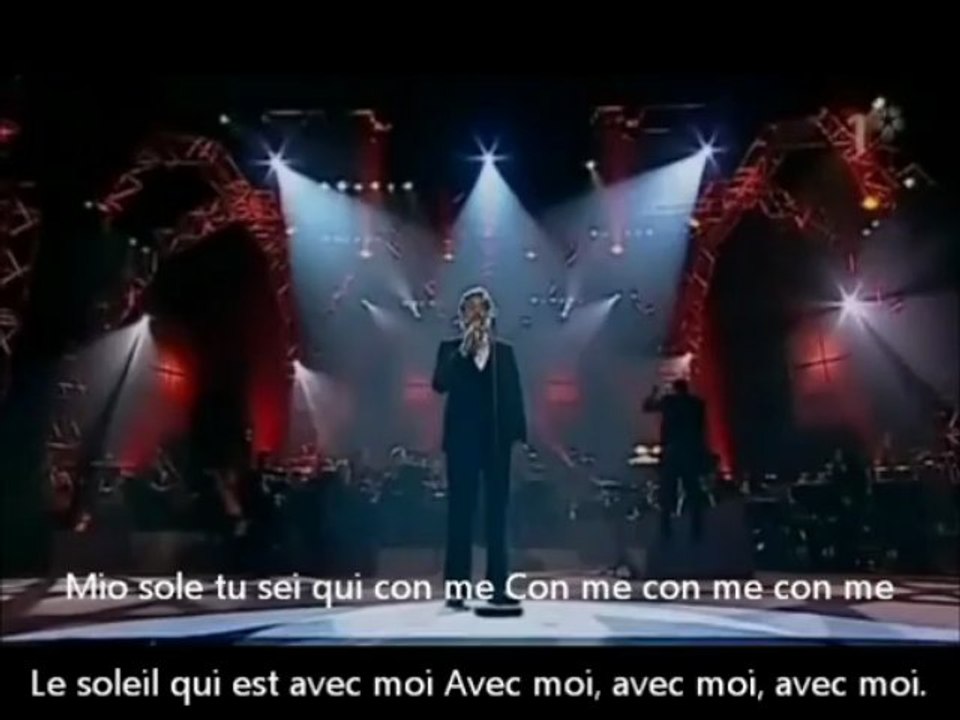 Andrea Bocelli - Con te partiro (Paroles+français)