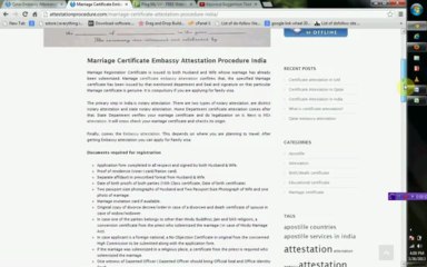 Marriage Certificate Embassy Attestation Procedure India