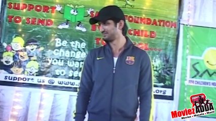 Sushant Singh Rajput Plays Holi @ Shed India !