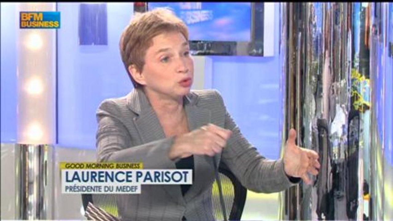 A quoi sert le Medef ? Laurence Parisot dans Good Morning Business - 26 mars