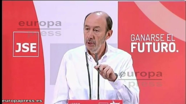 Rubalcaba: La política europea tiene que cambiar