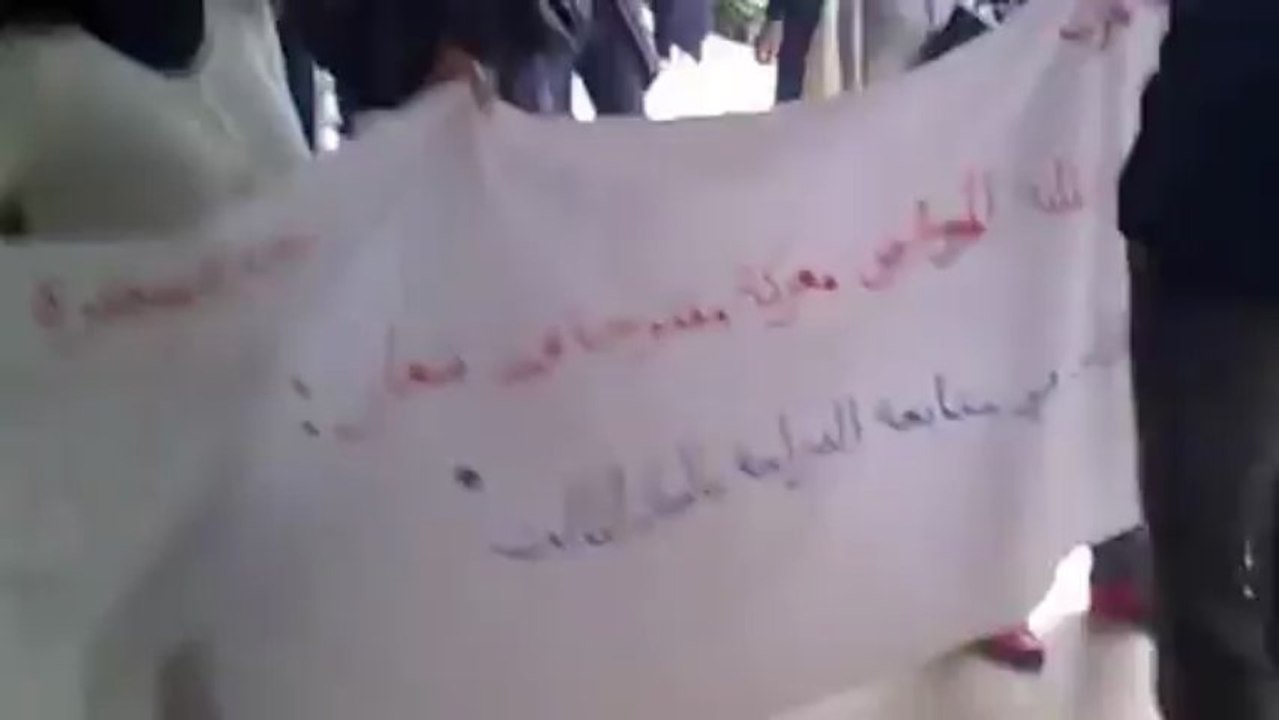 مسيرة احتجاجية بجامعة ابن طفيل القنيطرة 26-11-2012.mp4 - YouTube