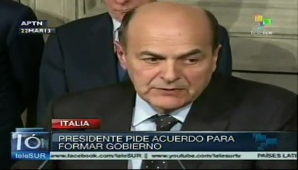 Presidente italiano pide acuerdo para formar nuevo gobierno