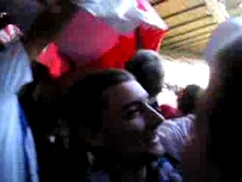 RCS-Caen dans le kop (fin du tifo)