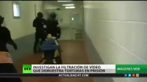 Explícitas imágenes de torturas con gas pimienta a un preso en EE.UU.