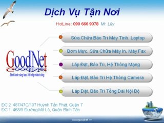Nhận Hợp Đồng Bảo Trì Hệ Thống Mạng, Máy Văn Phòng Tại Phú Mỹ Hưng Q 7