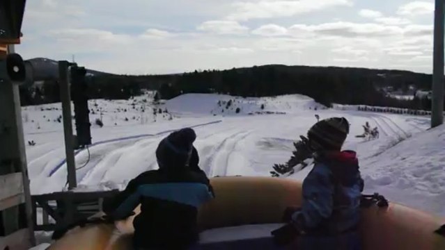 descente en rafting comme si on y étair
