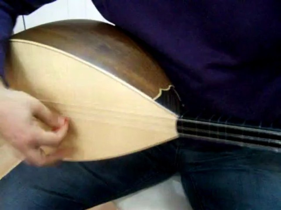 gitar burgulu kısa sap ceviz bağlama