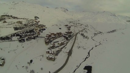 Vol drone FPV aux Menuires