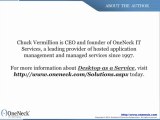 Desktop as a Service:  Why One Company Established a Virtual Desktop and Application Environment
