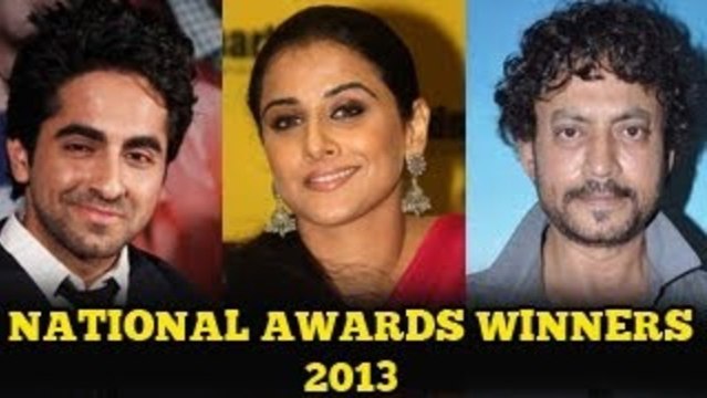 National Award Winners 2013 - Vicky Donor, Kahaani & Paan Singh Tomar