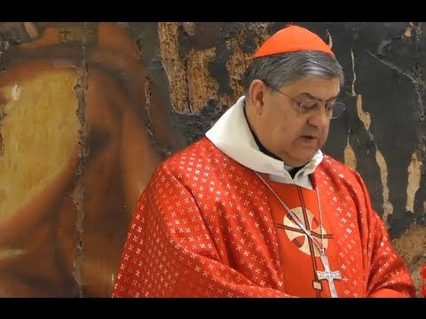 Napoli - Sepe incontra i detenuti del carcere di Secondigliano 1 (23.03.13)