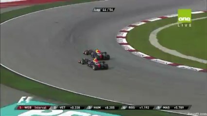 F1 2013 Sortie Stand  Webber Malaysie