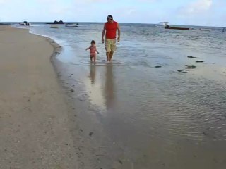 je cours sur la plage 2