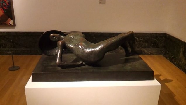 Henry Moore Falling Warrior Tate Britain London December 2011