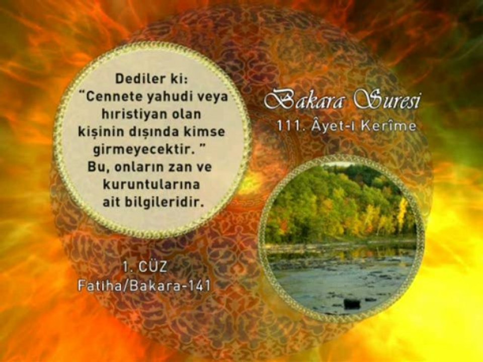1. cüz 2. bölüm Ku'an- Kerim Hatim ve Meal okyay dernegi