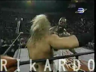 WCW En Español Latino_Chris Jericho vs Booker T