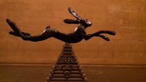 Barry Flanagan Large Leaping Hare Tate Britain London January 2012
