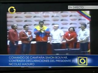 Comando Simón Bolívar destaca "contradicciones" en el discurso de Nicolás Maduro