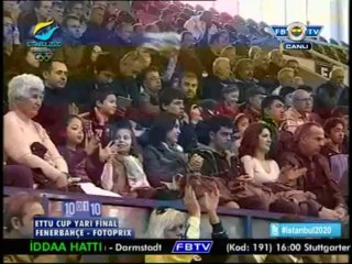 ETTU CUP Yarı Final - Fenerbahçe - Fotoprix - Fang Fang Zhou - Matilda Ekholm