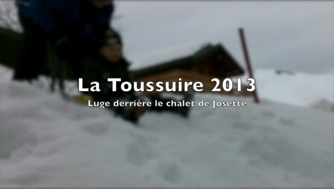 La luge - La Toussuire 2013