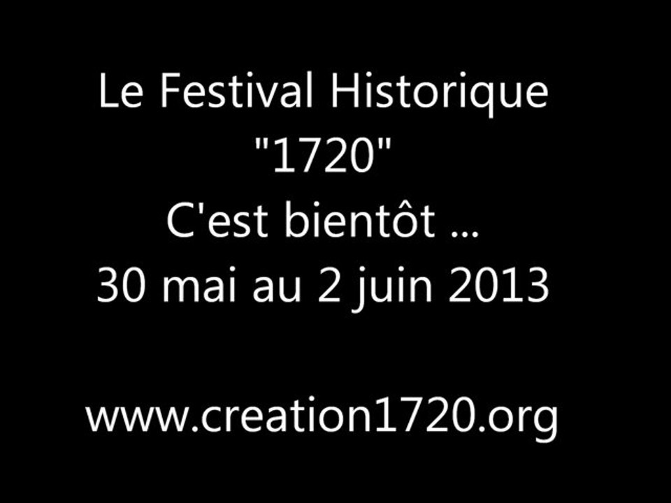 Festival historique "1720" invité du Salon nautique 2013 - La Ciotat, 24 mars 2013