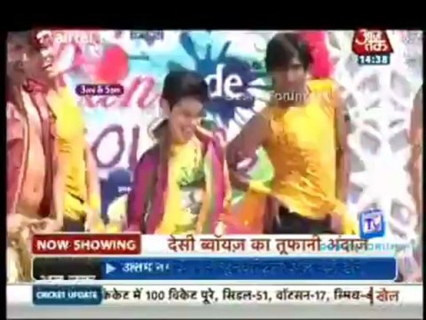 *Gurmeet Choudhary* GC performing at Colors Rang De Holi Bash SBB Segment 23/03/2013