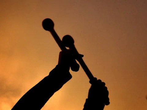 Manif du mariage pour tous - Timbao (percussions)