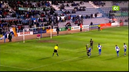 Penalti y gol de Vitolo (SABADELL 0-2 UD LAS PALMAS)