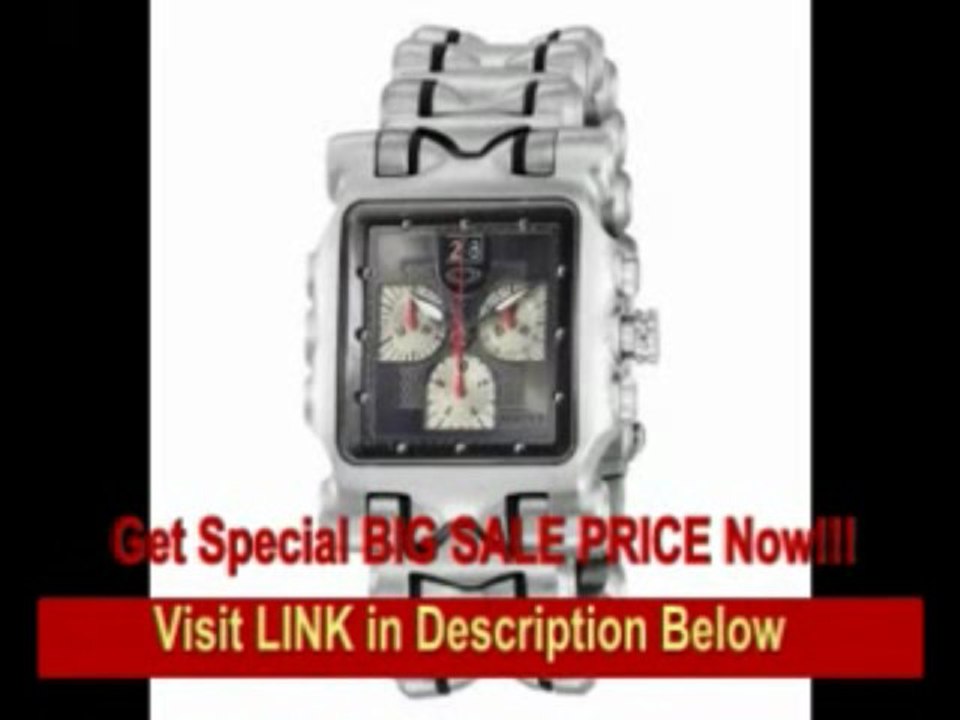 [BEST PRICE] Oakley Men's 10-193 Minute Machine Titanium Bracelet Edition Titanium Chronographnograph Watch