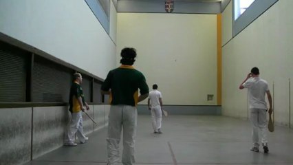BEC FINALE 3eme SERIE PELOTE GOMME PLEINE TRINQUET