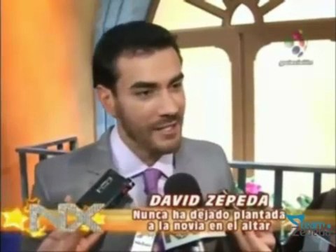 David Zepeda @davidzepeda1 en la presentación de Soy tu dueña || NX