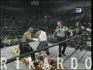 WCW En Español Latino_Perry Saturn-Rayven vs Rey Misterio Jr.-Kidman