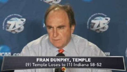 Indiana Stops Temple's Upset Bid