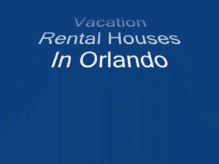 Vacation rental houses in orlando